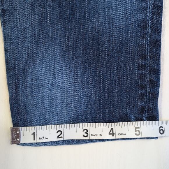 White House Black Market Girlfriend Jeans Women’s 4 (M 31x29) Embroidered Floral - Picture 10 of 12